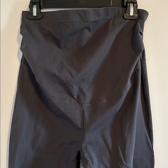 Pact Organic Cotton Womens Maternity Leggings size Large in Charcoal Gray - Picture 4 of 9